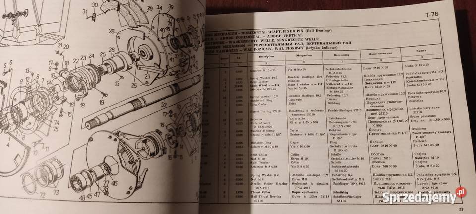 Waryński 251 katalog części Stalowa Wola