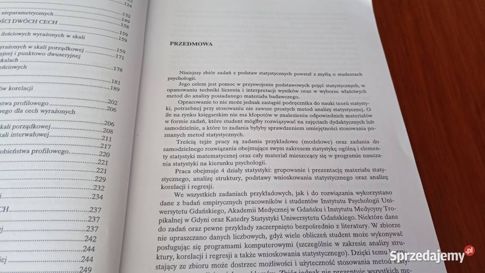 Podstawy metod statystycznych psychologów Podręczniki Gdańsk