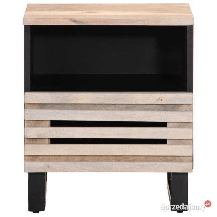 Szafka nocna 40x34x46 bielone drewno mango Warszawa