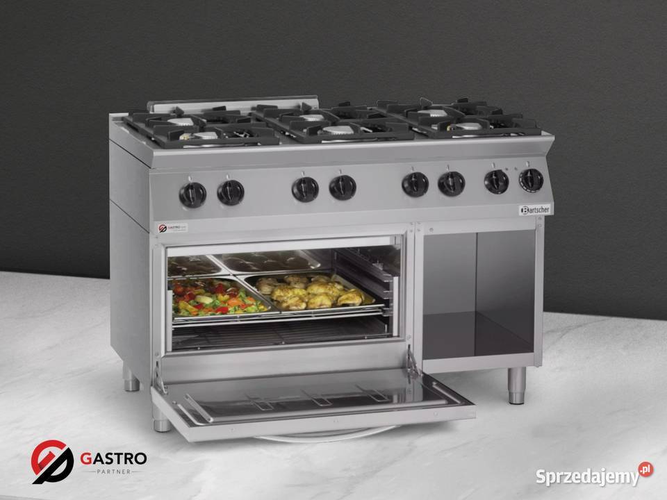 Kuchnia gazowa 6 palnikowa z piekarniekiem 285 Ostrów Wielkopolski