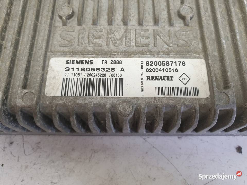 Renault Scenic II 16 16V STEROWNIK SKRZYNI Rudka