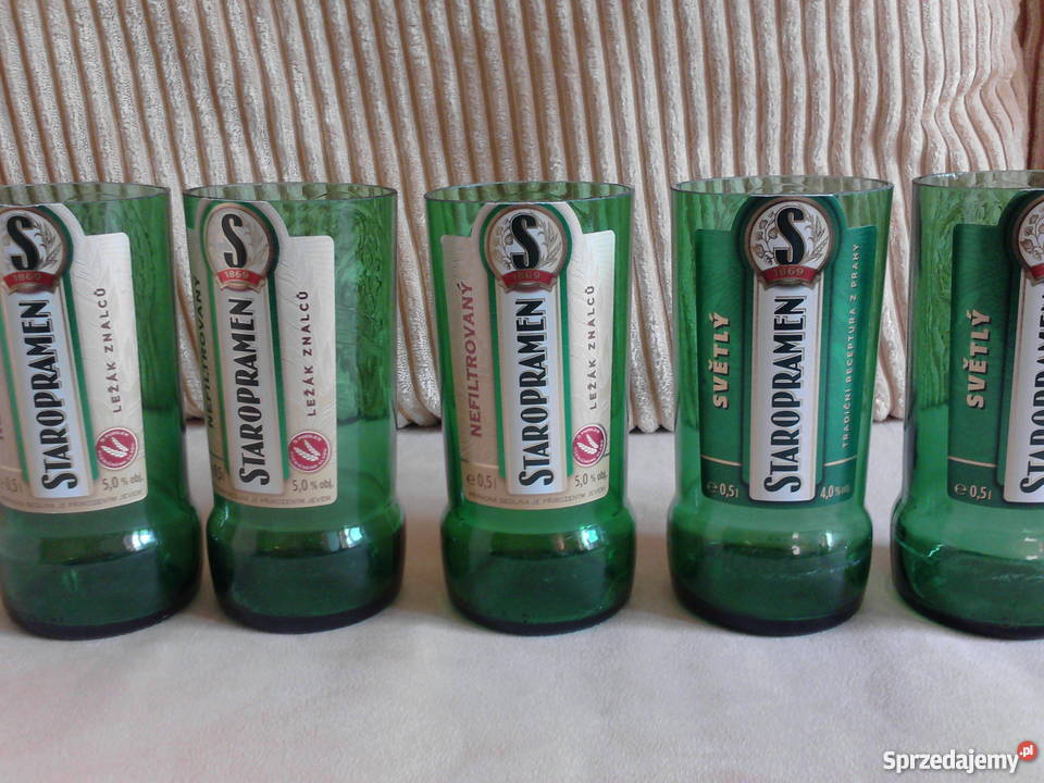 Szklanki Carlsberg Perła Brok Staropramen z Łódź