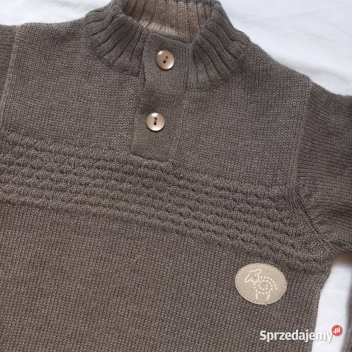 Lillelam sweterek sweter 100 merino wełniany 98 Gryfino