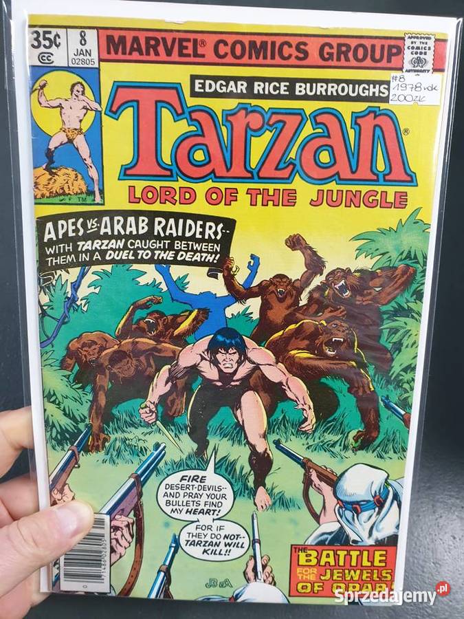 Tarzan Lord Of The Jungle komiks Marvel USA 1978 Rok wydania 1978 Gdynia