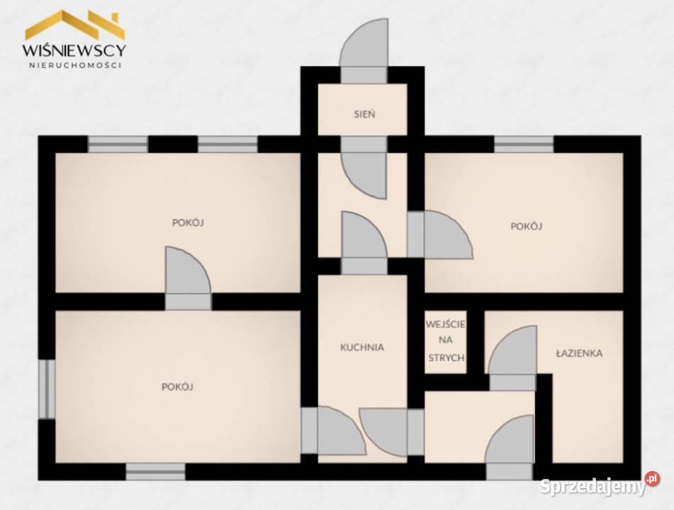 Siedlisko 062 ha z domem 102m2 Dobry