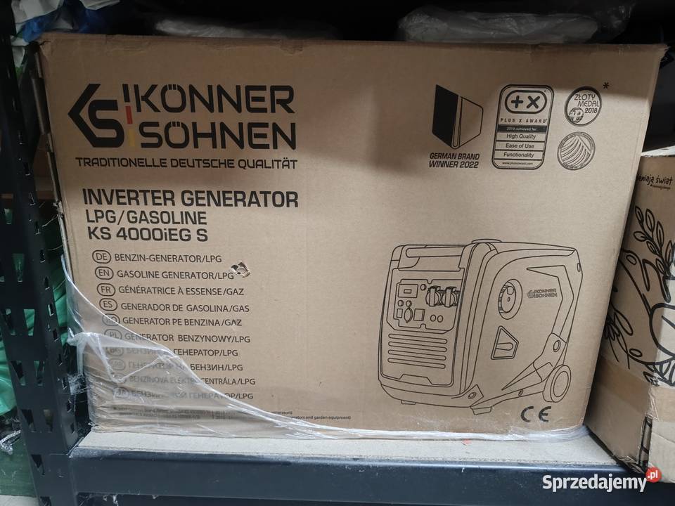 Agregat prądotwórczy KONNER SOHNEN KS 4000iEG S Wodzisław Śląski