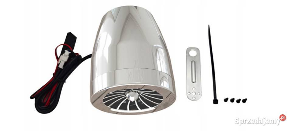 GŁOŚŃIKI MOTOCYKLOWE BLUETOOTH CHROM Z ŁADOWARKĄ