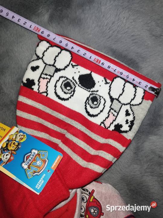 Psi Patrol zimowy komplet dzieci czapka komin Warszawa