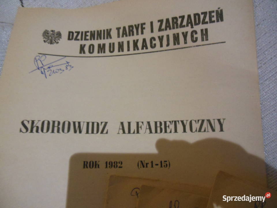 Dziennik taryf i zarządzeń komunikacyjnych Kielce