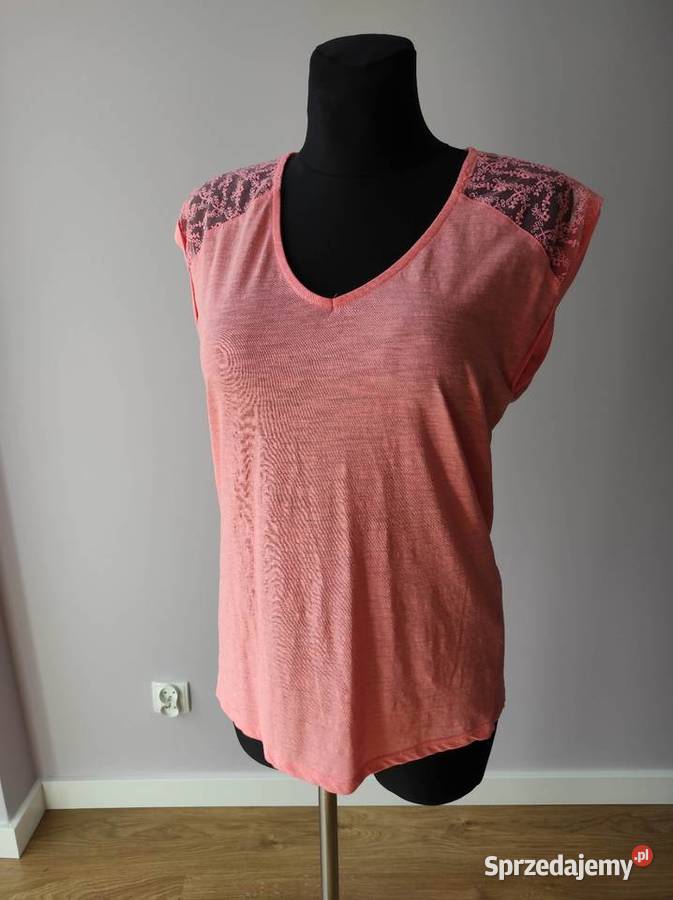 Różowa bluzka z koronką Cameieu 40 L 42 XL mazowieckie Płock