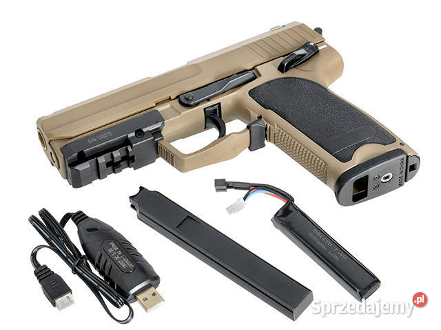 pistolet elektryczny replika kulki 6 mm NOWY Skiereszewo sprzedam