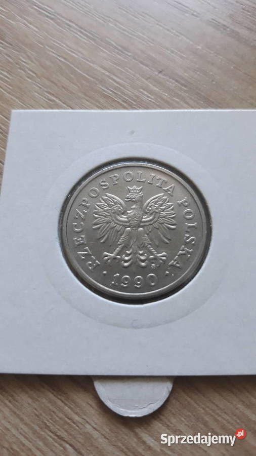 50 złotych1990 r mennicze miedzionikiel Antyki, Sztuka, Kolekcje Konin