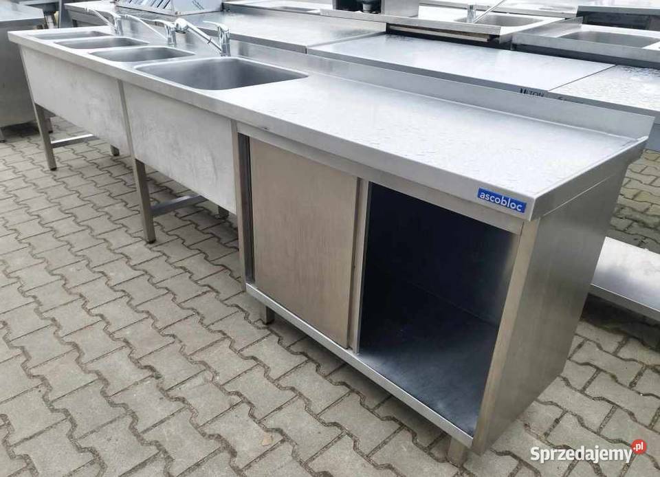 Zlew 4 Komorowy z Blatem i Szafą 3156085 P 158 Ostrów Wielkopolski