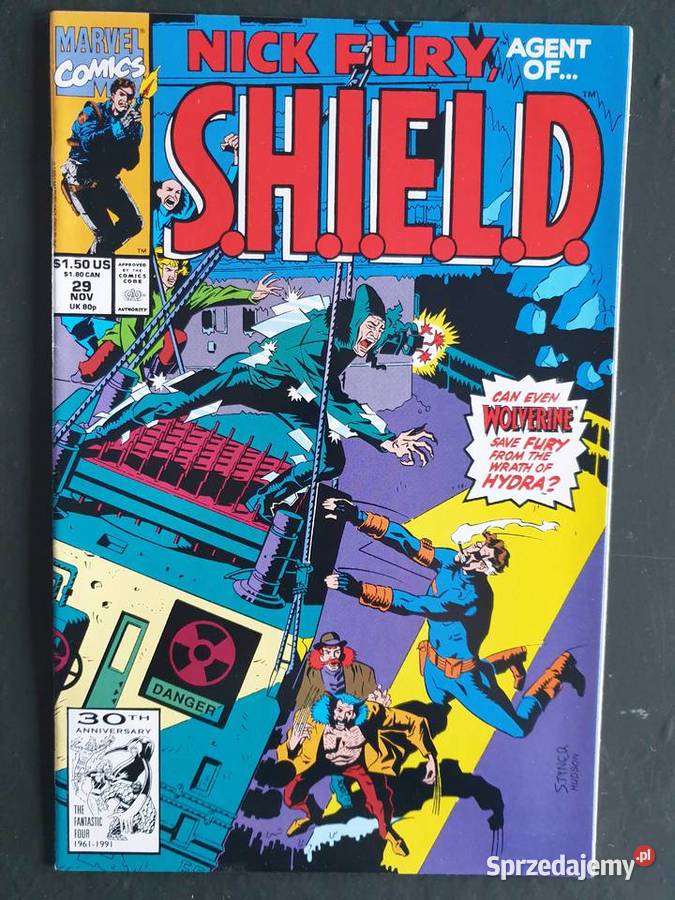 Nick Fury SHIELD 3 komiksy Marvel USA Wolverine