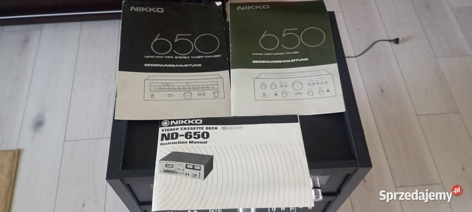 Zestaw audio NIKKO TRM650 FAM650 ND650 Wieże i miniwieże Lubartów