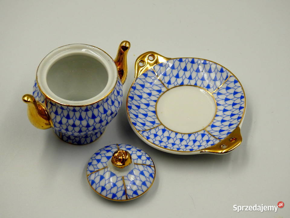 Porcelain Art mini waza kolekcjonerska z Porcelana i szkło