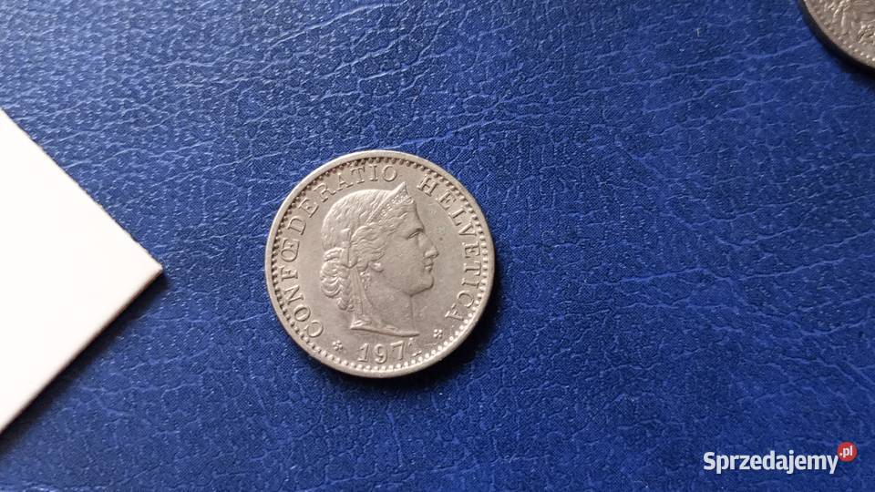 Stare monety 20 rappen 1971 Szwajcaria podkarpackie