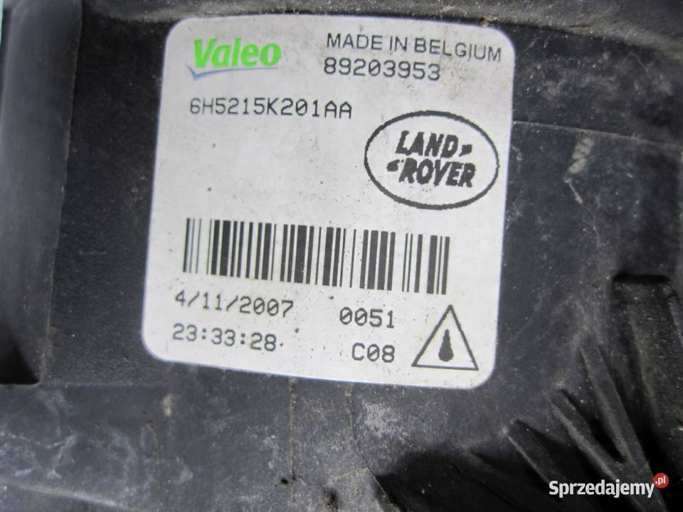 LAND ROVER FREELANDER II 08r halogen osobowe