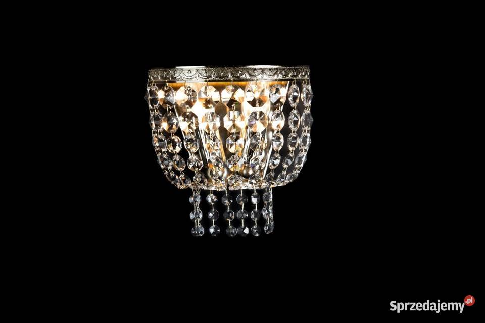 Elegancki kinkiet kryształowy Plafon inny kolor Oświetlenie