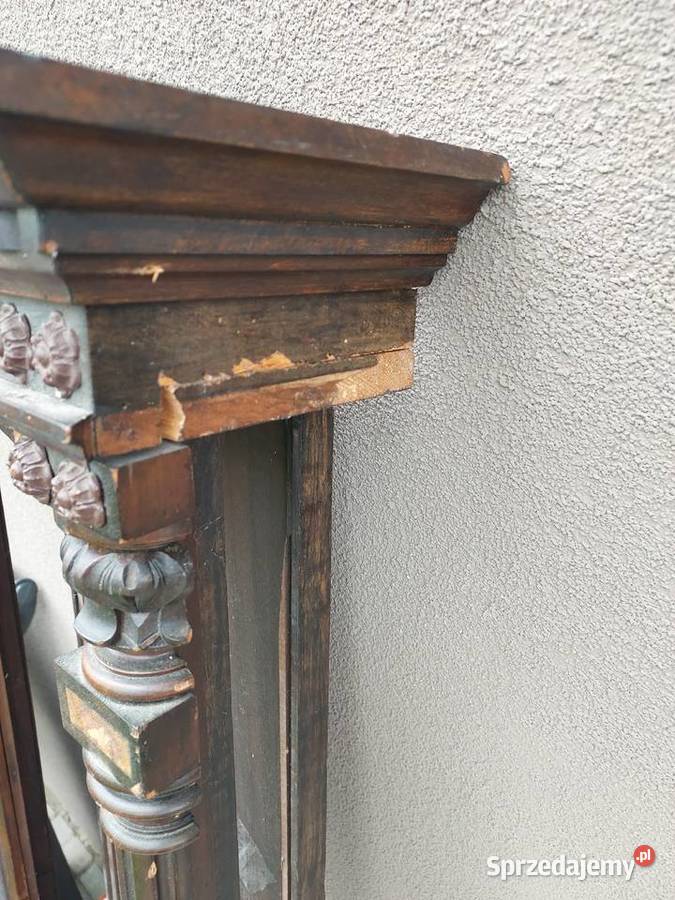 S169 Skrzynia duża obudowa starego zegara Tczew