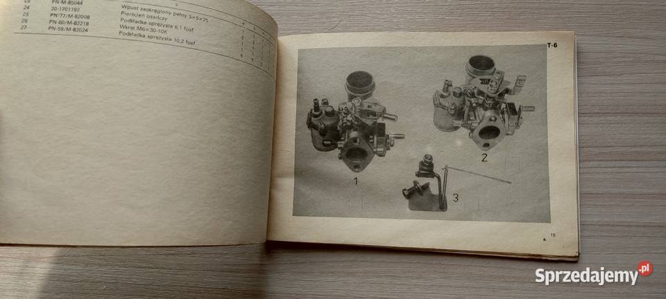 katalog cześci silnik typ 160 oryginał dzik miękka Pozostałe