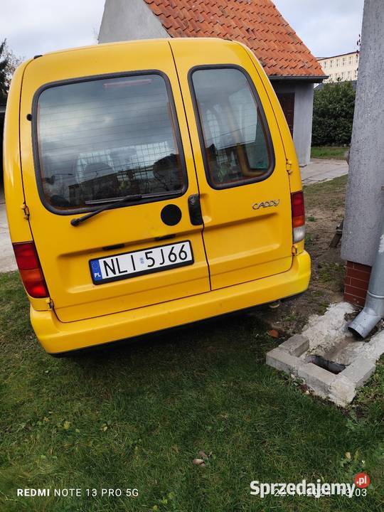 Sprzedam Volkswagena caddy żółty Olsztyn