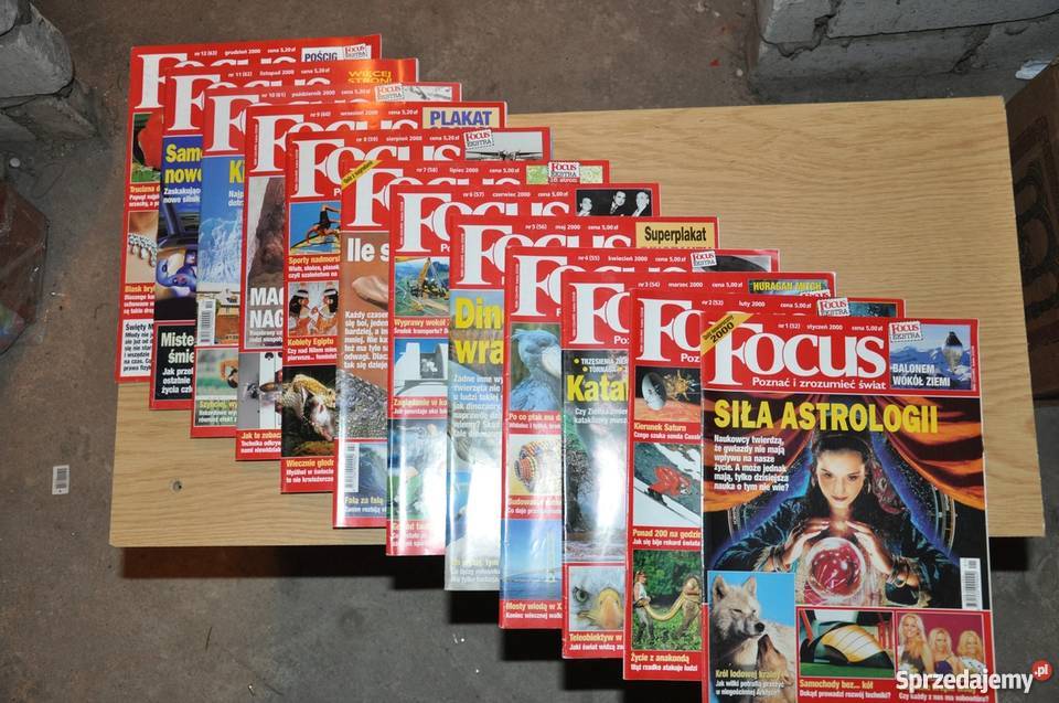 Magazyn Focus roczniki 1995 do 2006