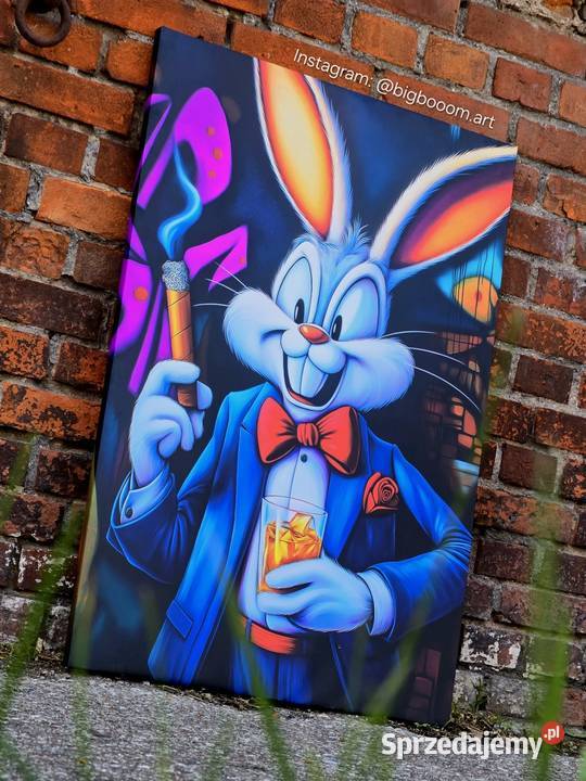 Obraz na płótnie 100x70 Królik Bugs warmińsko-mazurskie Ełk