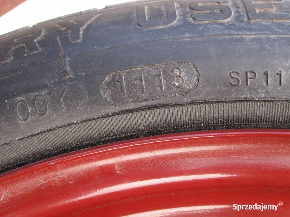 RENAULT CLIO CAPTUR koło dojazdowe 1257016 96M