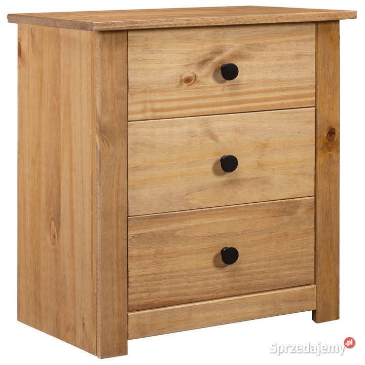 Szafka nocna 46 x 40 x 57 drewno sosnowe seria Warszawa
