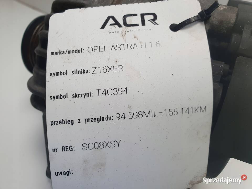 ALTERNATOR Opel Astra III H 16 16V 100A bosch Chełm