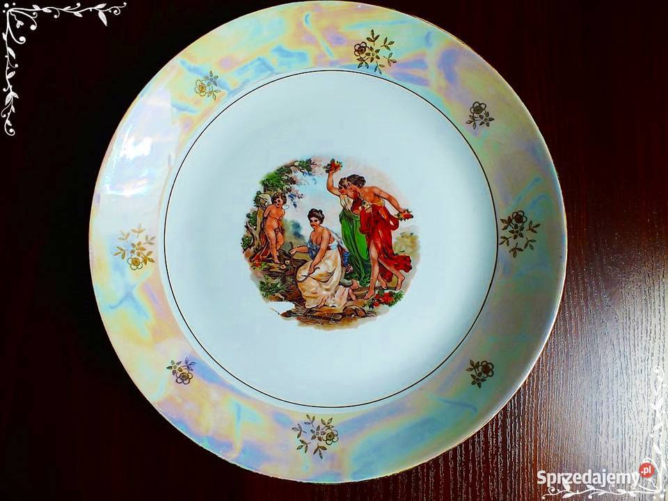 Duży Talerz Henneberg Porcelana z lat 70 PRL DDR Żary sprzedam