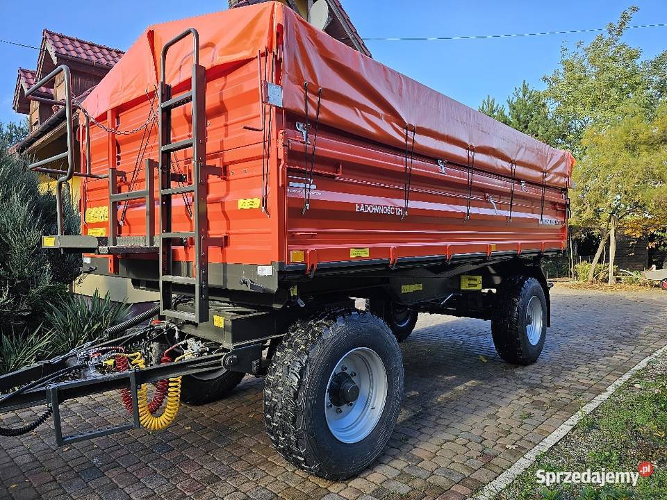 Przyczepa rolnicza D 612 12 T 10 T 8T 6T Okazja Przyczepy rolnicze Oborniki