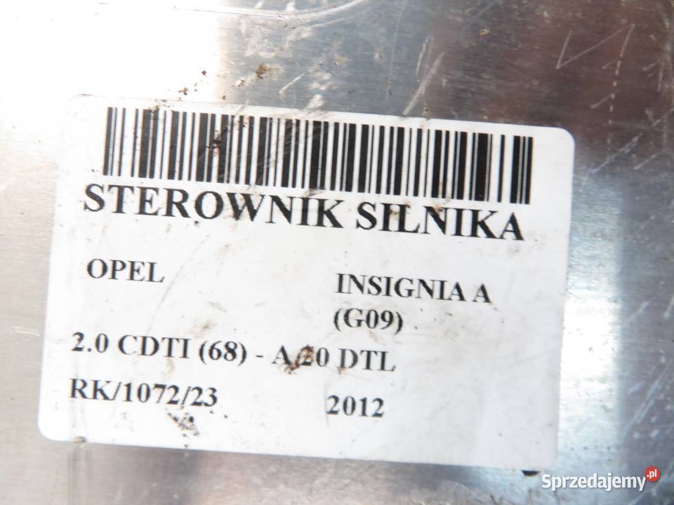 STEROWNIK OPEL INSIGNIA A 20 CDTI 0281018769