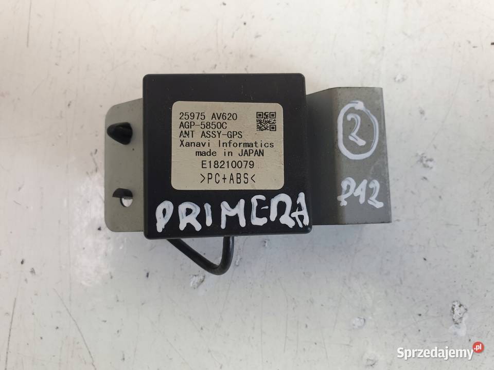 Nissan Primera P12 MODUŁ ANTENY GPS 25975AV620 lubelskie Janów