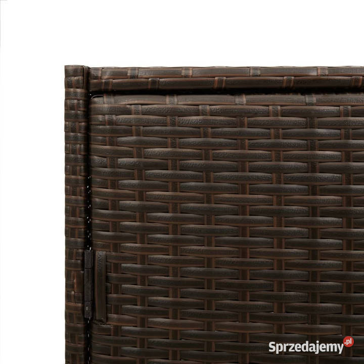 Szafka ogrodowa brązowa 83x45x76 polirattan Warszawa