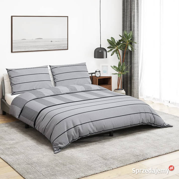 Zestaw pościeli szary 260x220 bawełna WM136446 Warszawa