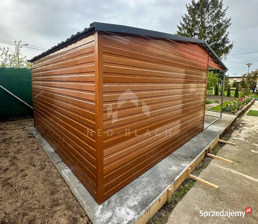 DOMEK OGRODOWY SCHOWEK 5x4m Wiata 3x4m Drzwi warmińsko-mazurskie Braniewo