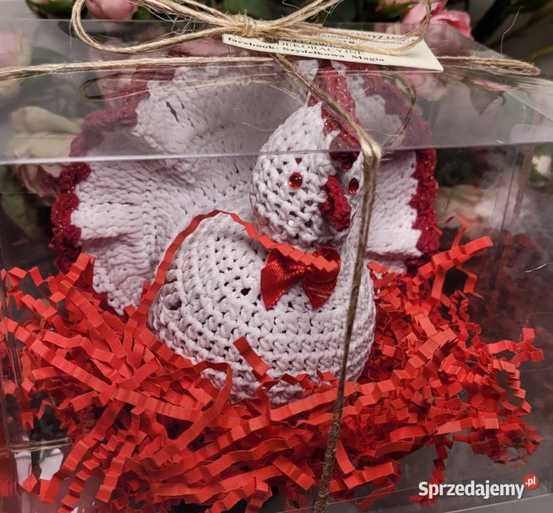 Kurka wielkanocna ręcznie wykonana Krzywaczka