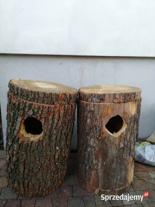budki lęgowe z pnia Limanowa sprzedam