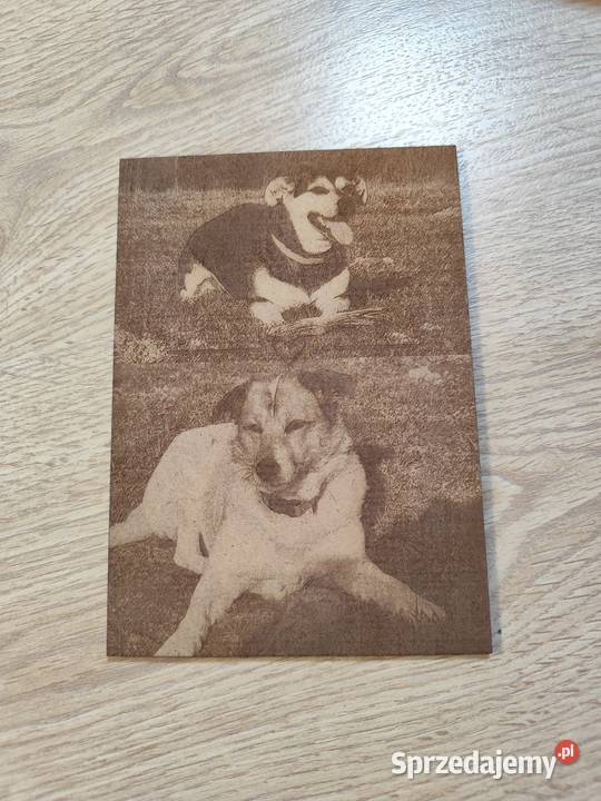 Zdjęcie grawerowane na sklejce drewnianej A5 Wiżajny