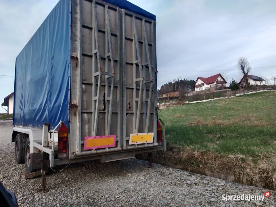 Przyczepa 2osiowa najazdowa SAM DMC 6500 Limanowa sprzedam