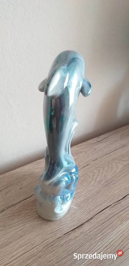 Ceramiczny delfin prl Przedbórz sprzedam