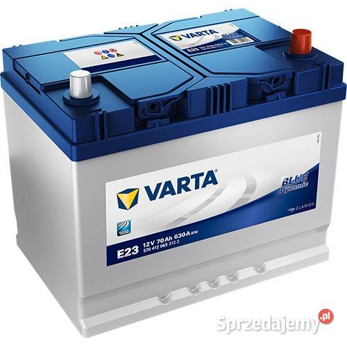 Akumulator VARTA Blue Dynamic E23 70Ah 630A EN P Gdynia