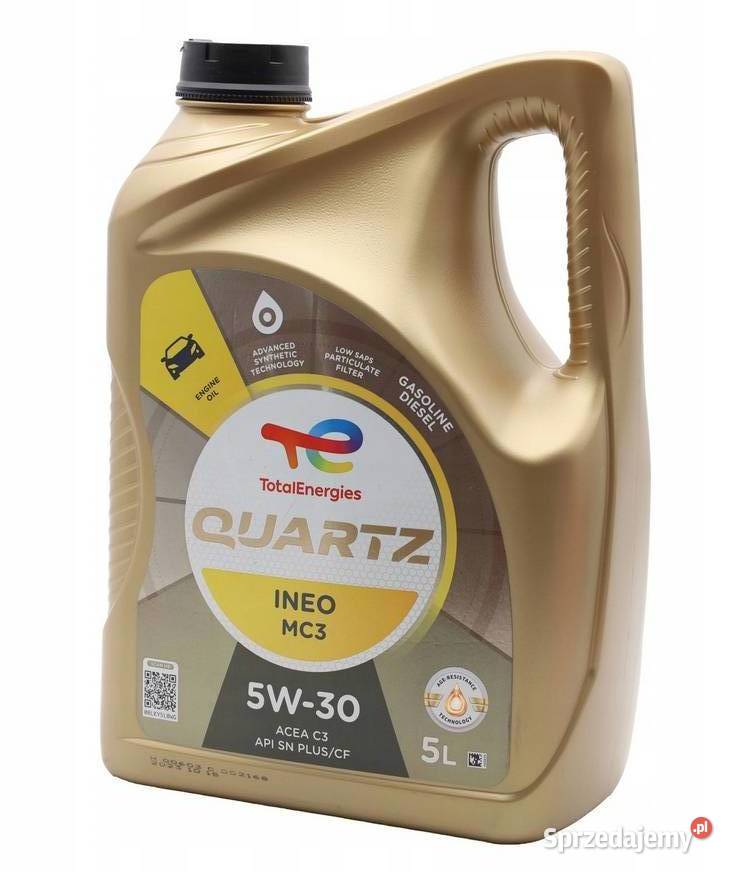 Olej Silnikowy Total Quartz MC3 5w30 5L Nowa Karczma sprzedam
