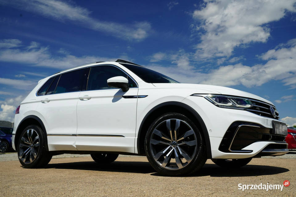 Volkswagen Tiguan RLINE SKÓRA panorama ACC blis 99211km Samochody osobowe Otmuchów sprzedam