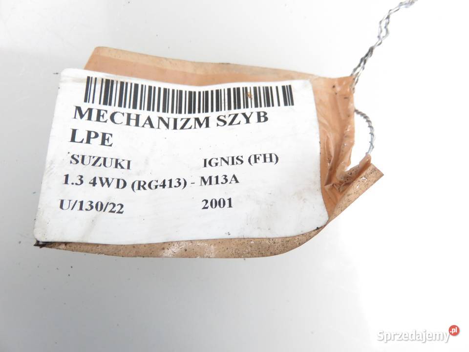 PODNOŚNIK SZYBY LEWY PRZEDNI IGNIS 0621009161 osobowe