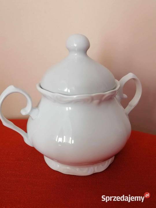 Cukiernica Porcelanowa Biała PRL dolnośląskie Wałbrzych