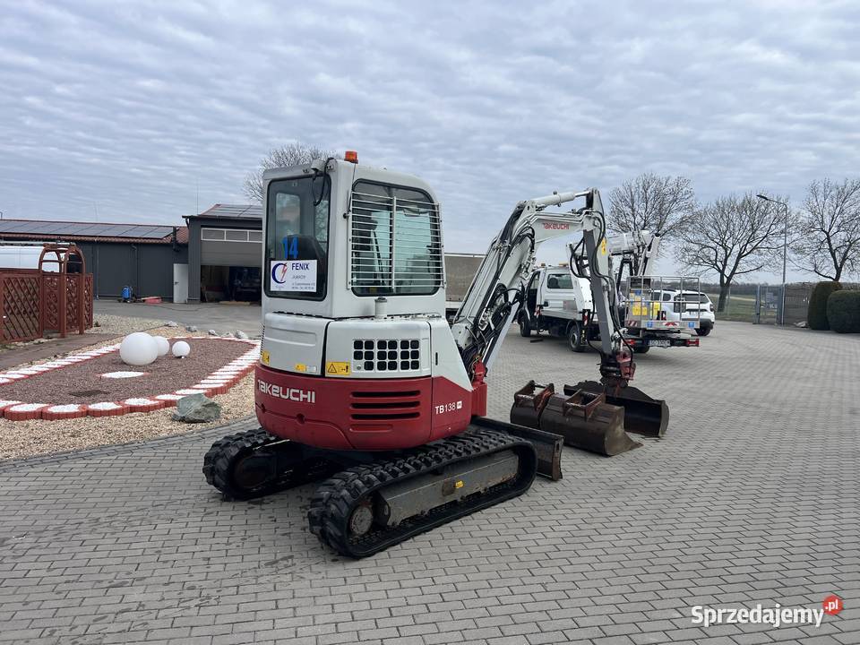 Takeuchi FR 138 2016 stan dbd nie Koparki Częstochowa