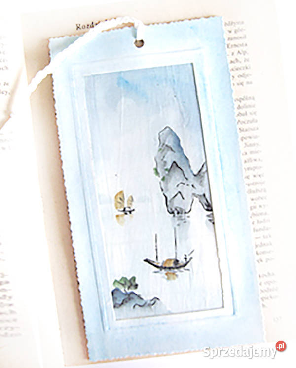 pejzaż zakładka do książki zakładka z